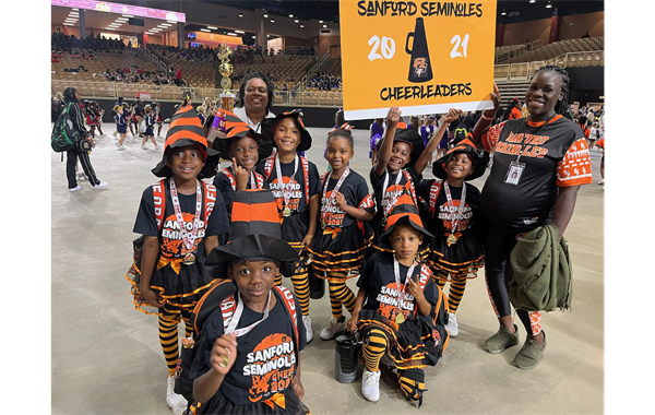 2021 Mitey Mite Cheer Team 1st Place-Mid FL Competition 